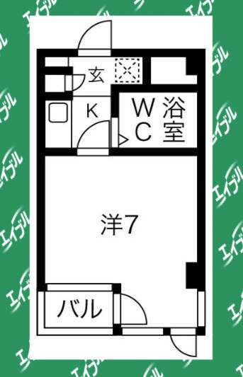 間取り図 名古屋市営地下鉄東山線/新栄町駅 徒歩12分 3階 築33年