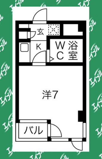 間取図 名古屋市営地下鉄東山線/新栄町駅 徒歩12分 3階 築33年