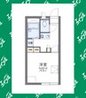 レオパレス畑田 1Kの間取り