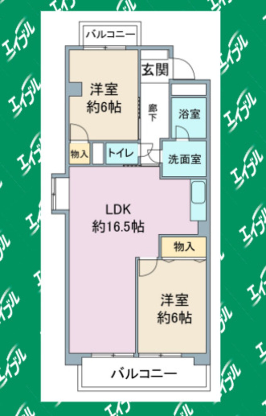 間取図 赤坪小菅ビル
