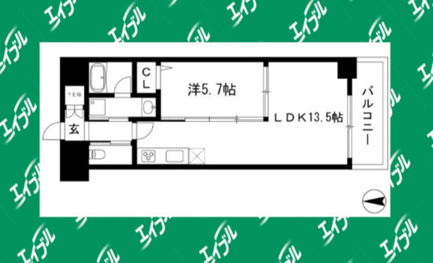 間取図 ラヴィータ泉