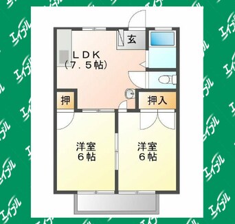 間取図 サンシティーWI