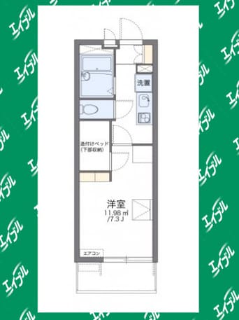 間取図 レオパレスグラシアス
