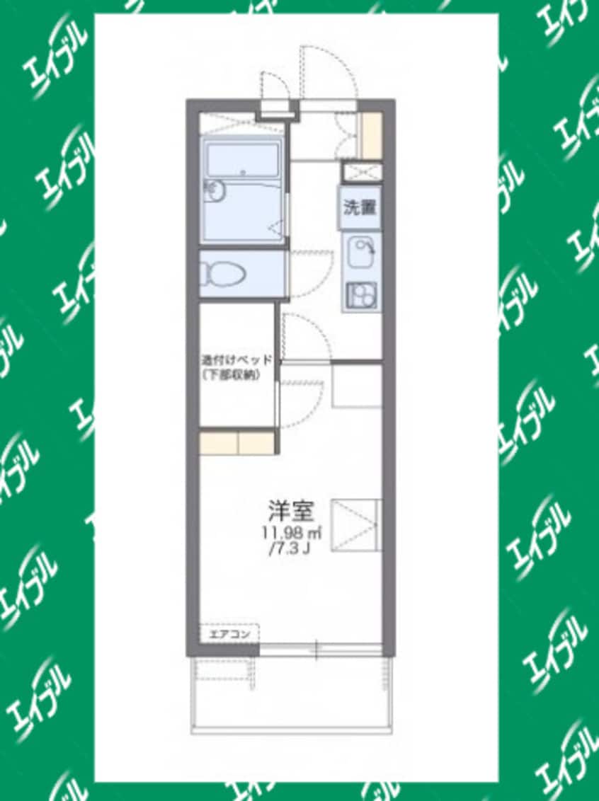 間取図 レオパレスグラシアス