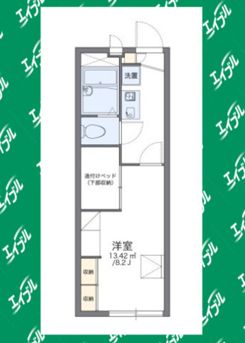 間取図 レオパレスサンヒルズ