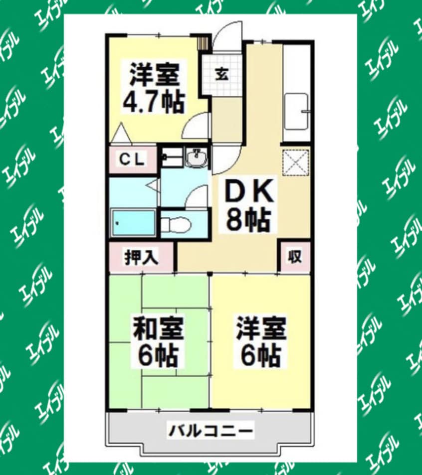 間取図 ツイン青山　南館
