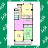 グリーンアベニュー 3DKの間取り