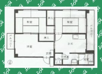 間取図 名古屋市営地下鉄名港線/日比野駅 徒歩2分 3階 築52年