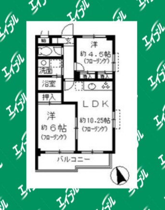 間取図 グランドール大幸Ⅱ