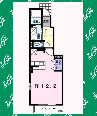 間取り図 東海道本線/共和駅 徒歩8分 1階 築18年