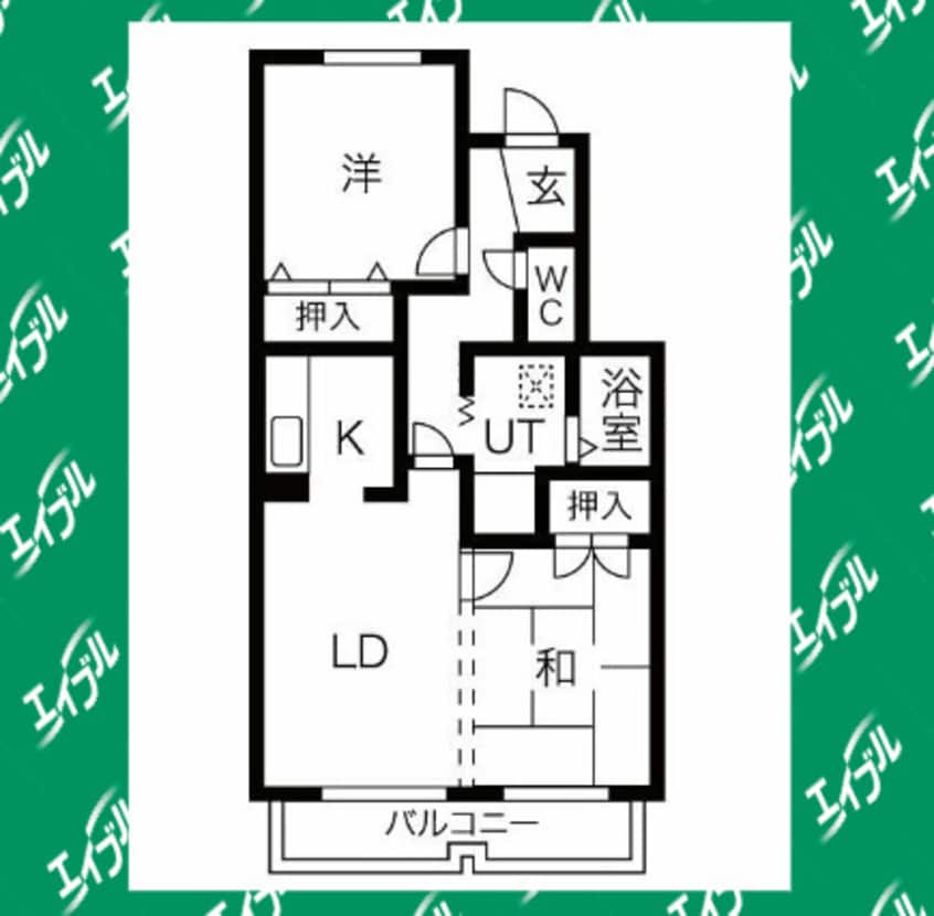 間取図 名鉄名古屋本線/一ツ木駅 徒歩11分 1階 築26年