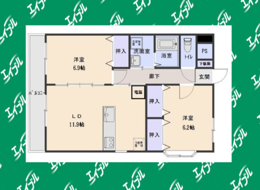 間取図 サンメゾン芳野