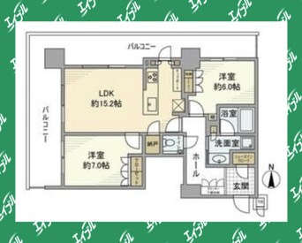 間取図 タワー・ザ・ファースト名古屋伏見