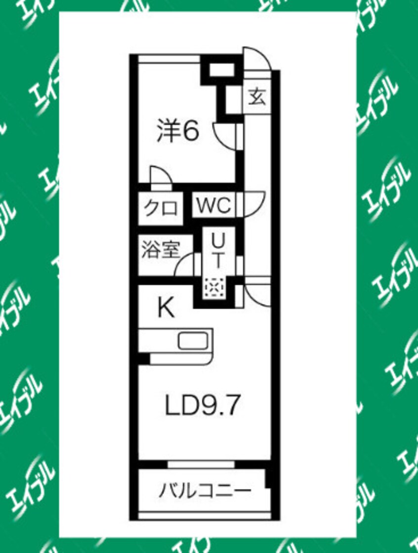 間取図 サプリーム若草