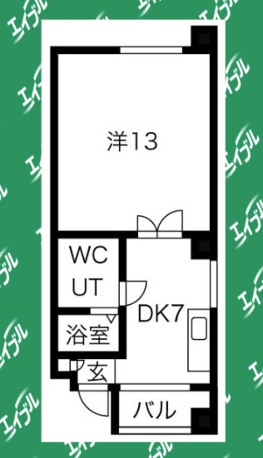 間取図 パークサイドオザワ