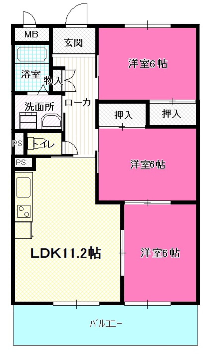 間取図 エスポワール