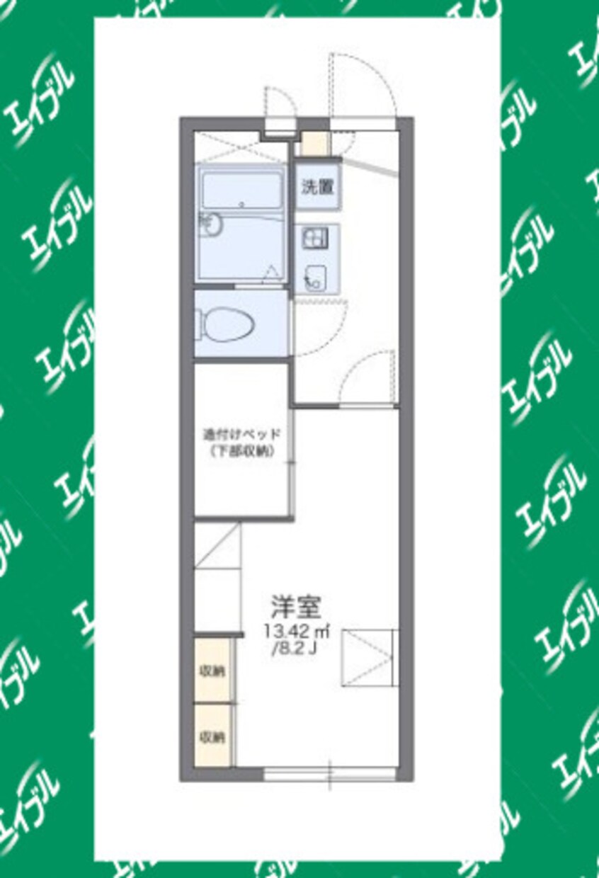 間取図 レオパレス笠東