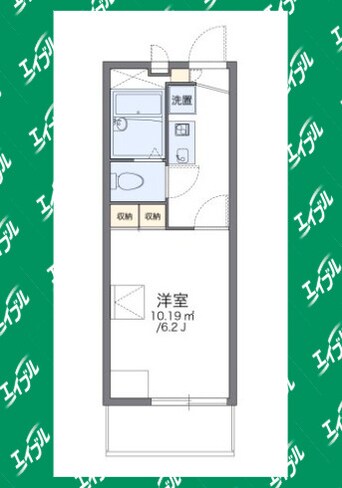 間取図 レオパレス鳥山