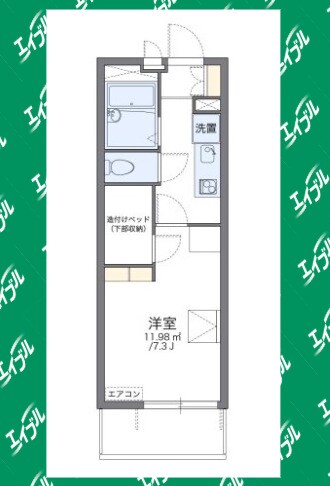 間取り図 レオパレスレインボーⅠ