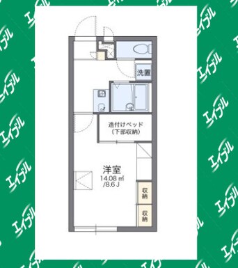 間取図 レオパレス緑花台