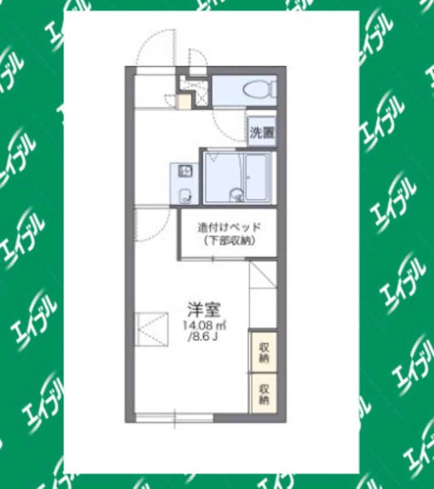 間取図 レオパレス緑花台