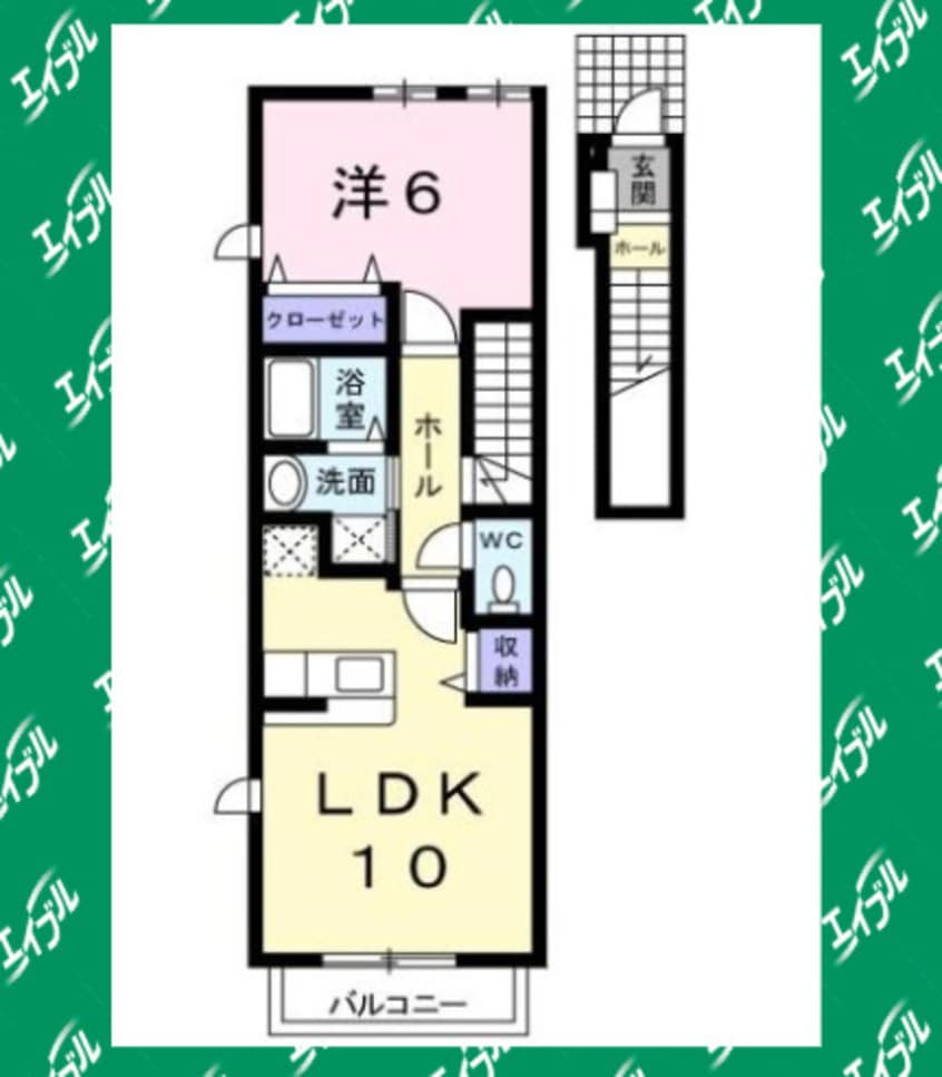 間取図 ルトゥール豊