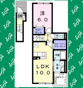 間取図 ブラウベルク浦里Ⅱ