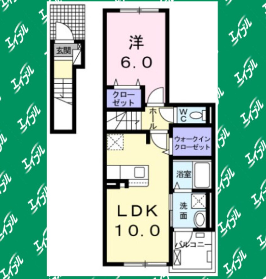 間取図 ブラウベルク浦里Ⅱ