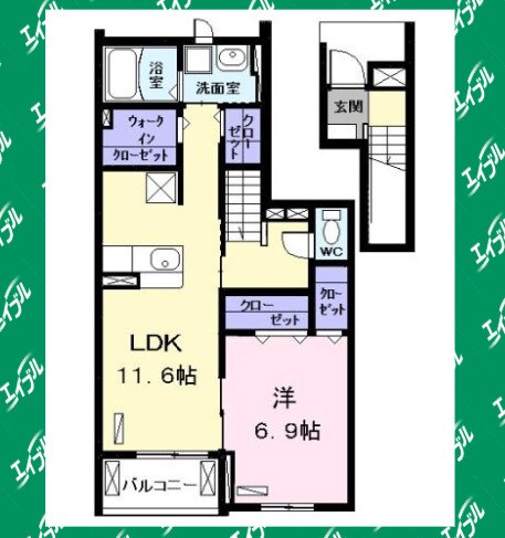 間取り図 プリムローズ　Ｍ