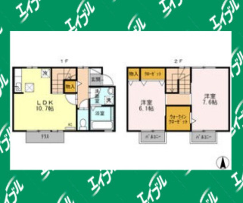 間取図 Dーroom南ヶ丘