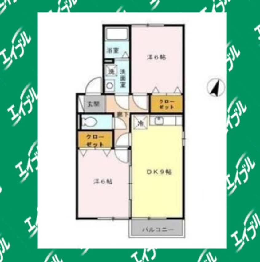 間取図 セジュール鳴丘