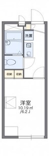 レオパレスＷｉｎｇＣｏｕｒｔ 1Kの間取り