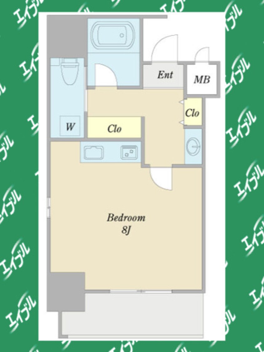 間取図 ル・ブルー鶴舞