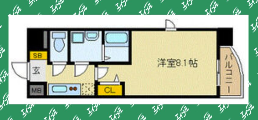 間取図 プレサンス栄モード