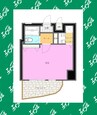 ナビシティ大須Ⅱ 1Kの間取り