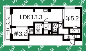 間取図 名古屋市営地下鉄名城線/東別院駅 徒歩5分 1階 築5年