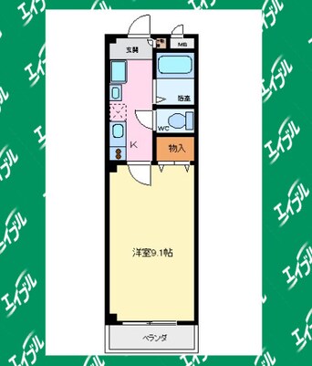 間取図 名鉄常滑線・空港線/名和駅 徒歩10分 2階 築23年