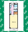 名鉄常滑線・空港線/名和駅 徒歩10分 2階 築23年 1Kの間取り