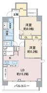 名古屋市営地下鉄東山線/覚王山駅 徒歩12分 1階 築浅 2LDKの間取り