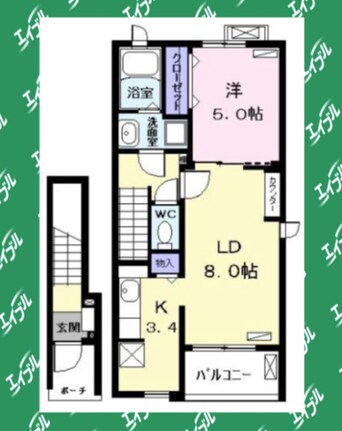 間取図 フラグランスⅡ