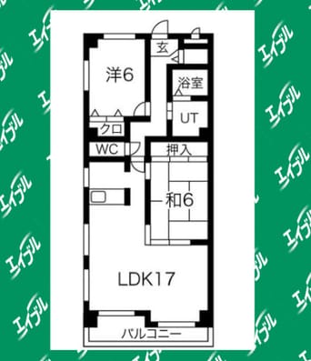 間取図 名古屋臨海高速鉄道<あおなみ線>/港北駅 徒歩7分 2階 築27年