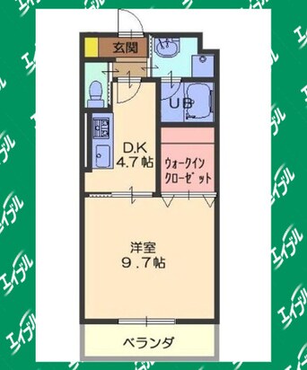 間取図 名鉄常滑線・空港線/柴田駅 徒歩15分 2階 築21年