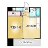 平島ビル 1DKの間取り