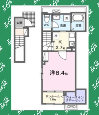 間取図 シャンテ瑞穂Ⅱ