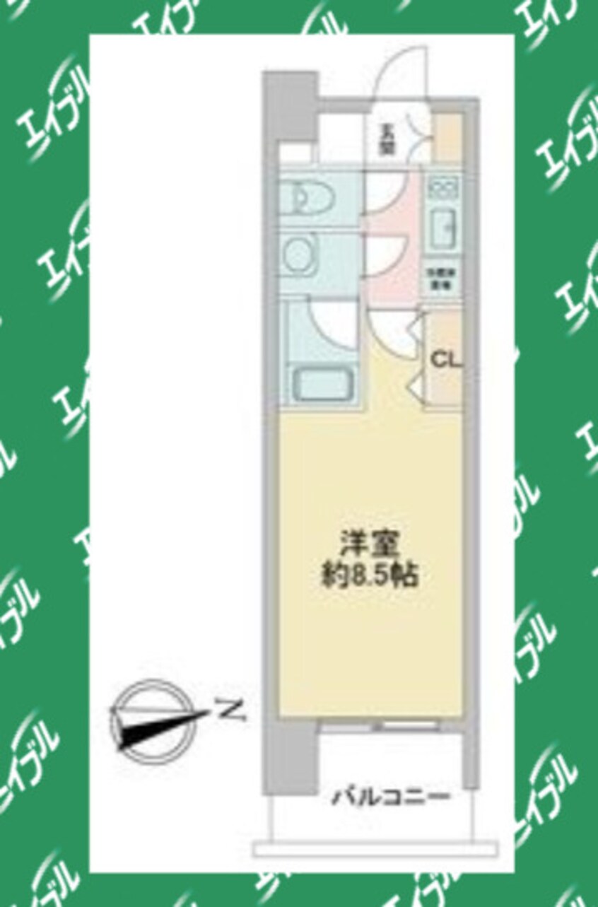 間取図 ルクレ新栄レジデンス