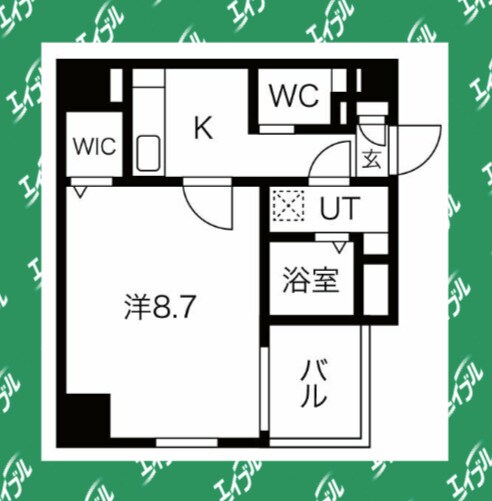 間取り図 メイクス上前津Ⅱ