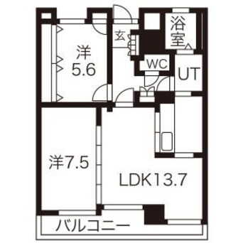 間取図 名古屋市営地下鉄桜通線/高岳駅 徒歩14分 10階 築33年