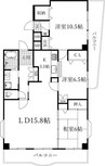 名古屋市営地下鉄鶴舞線/大須観音駅 徒歩4分 14階 築32年 3LDKの間取り