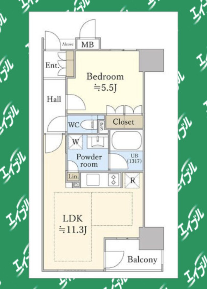 間取図 ローレルアイ久屋大通