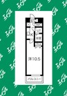 欅 -Keyaki- 1Kの間取り